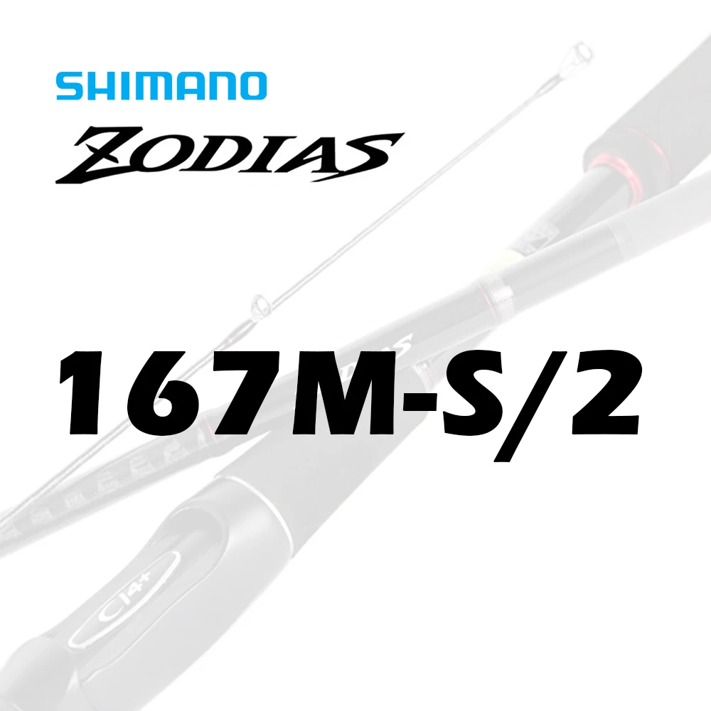 Canne à Pêche Shimano Zodias Spinning 1,93m - 2,13m, 2 Brins, Eau Douce (neuve)