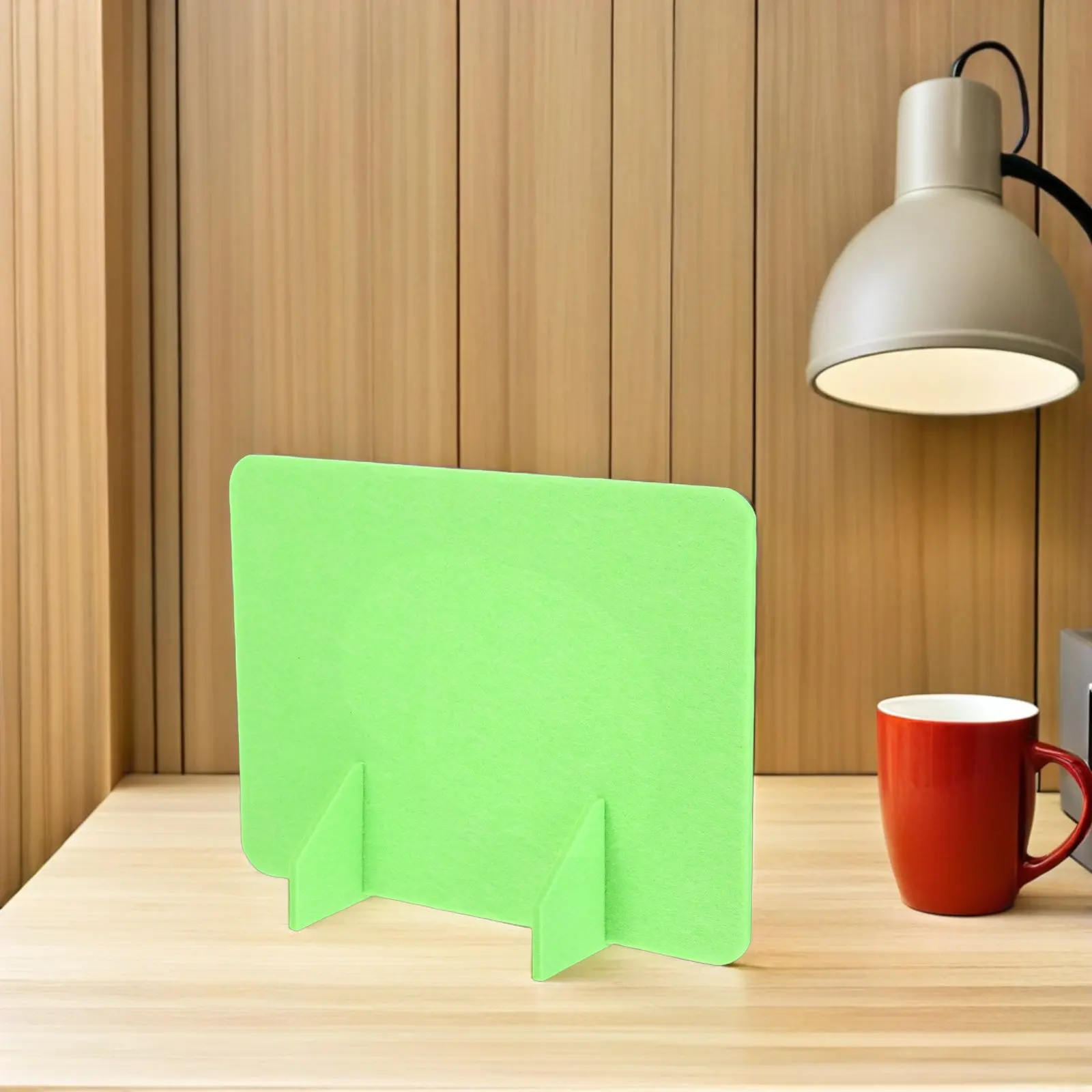 4개 사무실 책상 칸막이 펠트 패널 프라이버시 파티션 보드 간편 설치 조용한 작업 공간 학교용 15.72x11.79인치