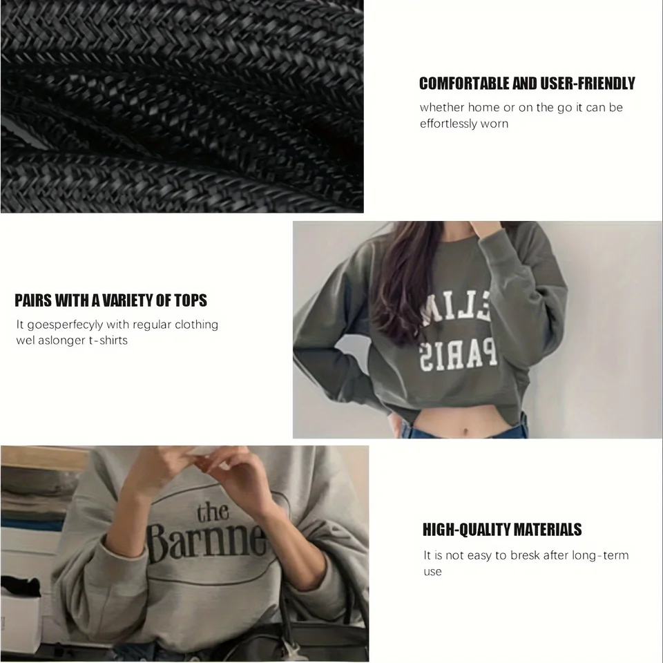 thumbnail image 2 of Abvsdu 6PCS Crop Tuck Band, Adjustable Shirt Tuck Band Women, Crop Tuck Band For 2 of 9