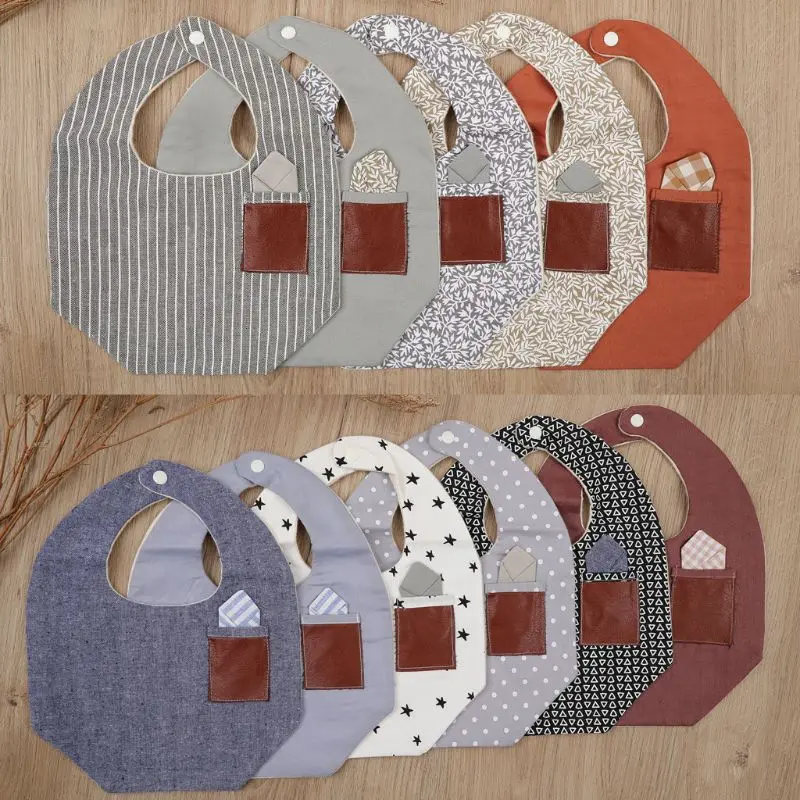 

olid Color Baby Bib Newborn tuff Baby Feeding Bib Cotton Baby Acceorie