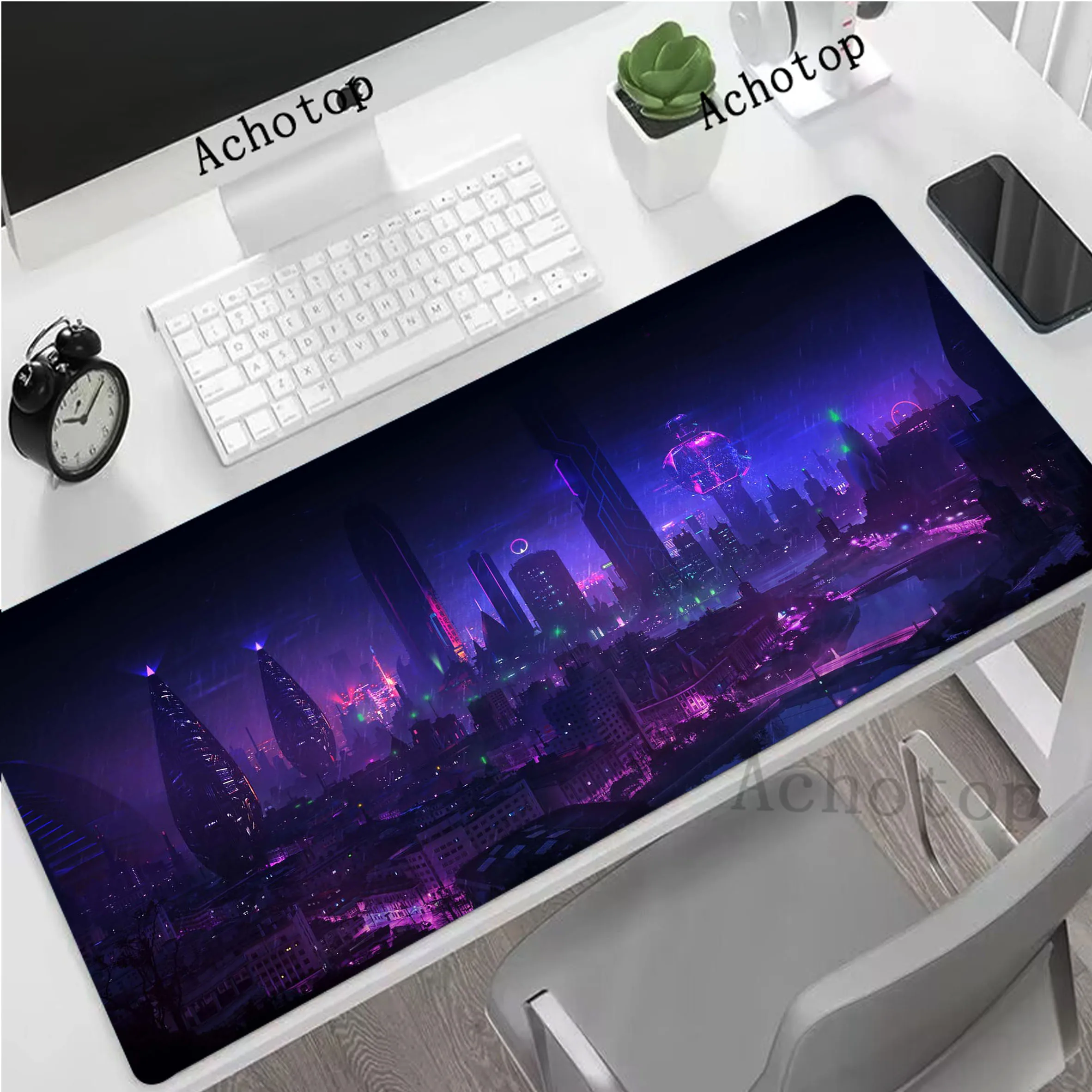 

Neon Mousepad Gamer Mouse Pad Gaming Desk Mat Alfombrillas de ratón Mouse Mat Keyboard Pads 100x50cm Anti-slip Mouse Mat