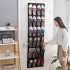 Wall Hanging Shoe Storage Organizer Bag Shoes Rack Over The Door Fabric Cabinet Closet Organizer For Shoes Clothes Storage Bag 1