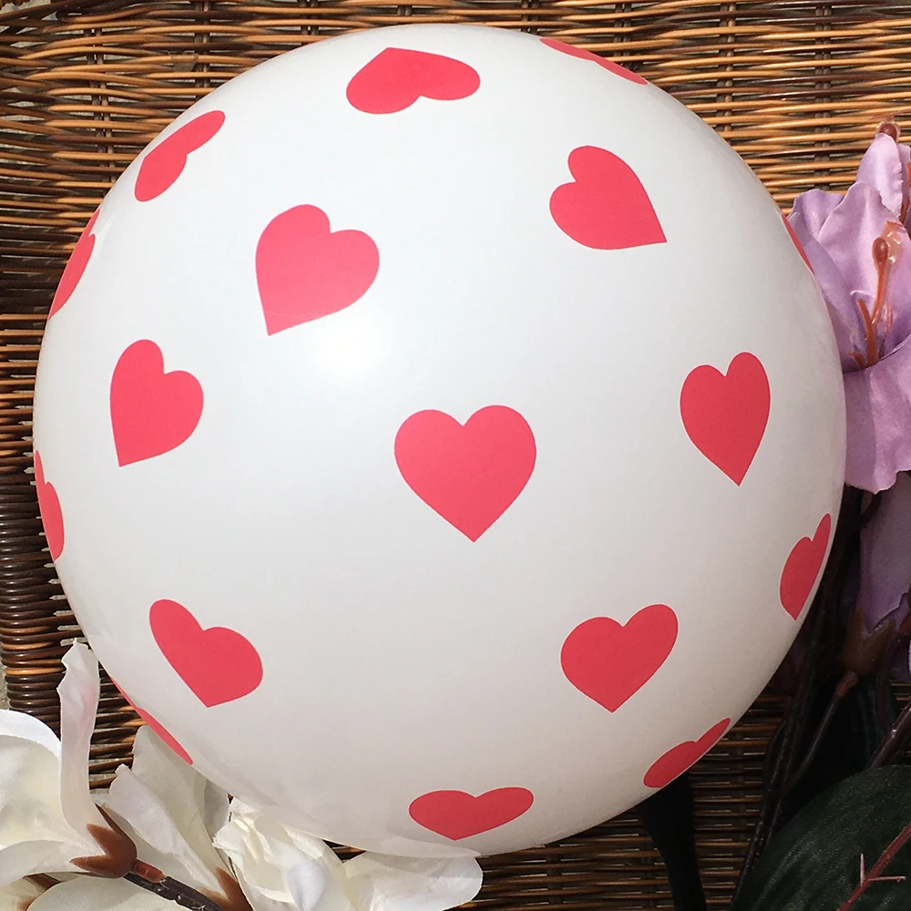 Round Wave Point Love Camouflage Pattern Balloons, Good Touch Ballon,  Wedding Decoration, Birthday Party, Baby Shower