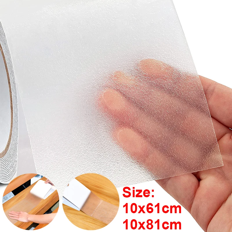 Large Size PEVA Transparent Anti-Slip Strip Baby Non Slip Safety Strips Grip Tape Stairs Steps Floor Shower Waterproof Stickers closet accessories non slip adhesive tape hanger silicone grip tape transparent hanger grips strips