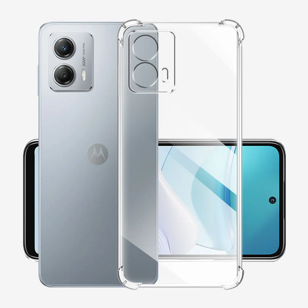 Custodia Antiurto Per Motorola Moto G53 5G Custodie Morbide Trasparenti In Silicone Per Moto G53 Cover Trasparente Per Moto G53 G53Funda Coque