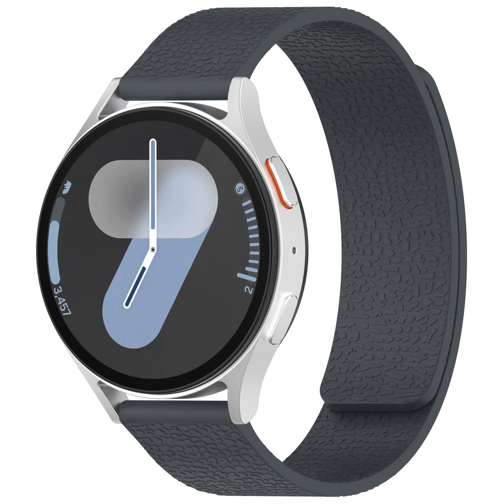 Silicone Magnetic Loop Strap - Versatile Sizes 18mm/20mm/22mm