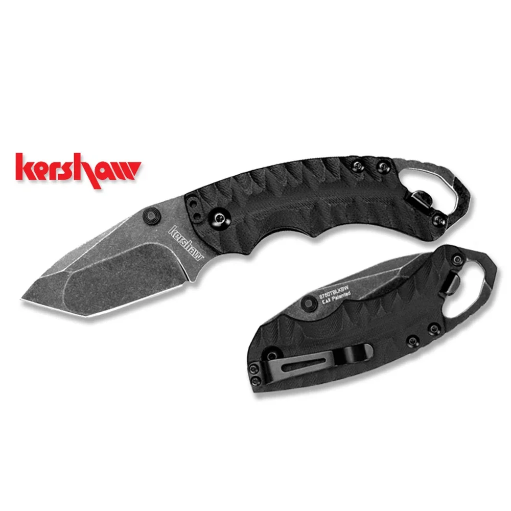 

Kershaw 8750TBLKBW Shuffle II - 2.6" Blackwash Finish 8Cr13MoV Blade - Black / Yellow / Green GFN Handle Outdoor Folding Knives