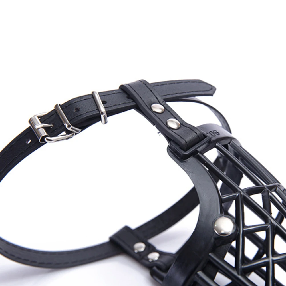 Dog Muzzle 1pcs adjustable basket mouth muzzle cover for dog training bark bite chew control