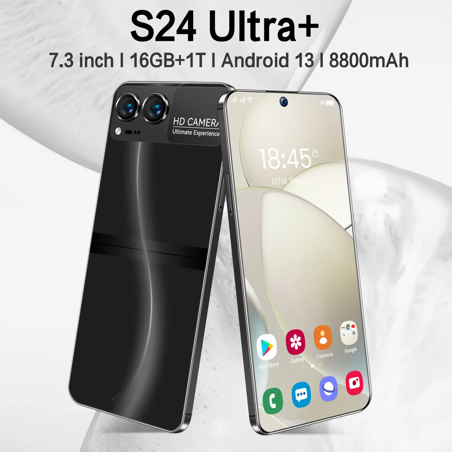 2024 Original 5G Dual Sim Card SmartPhone S24 Ultra 7.3 Screen Android Mobile Phones Unlocked 16GB+1TB 8800mAh 48+72MP CellPhone