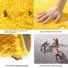 Cute Lemon Absorbent Kids Small Bath Mat Yellow Cartoon Fruit Bathroom Rug No Slip Floor Mat 19x24Inches for Home Decor 2