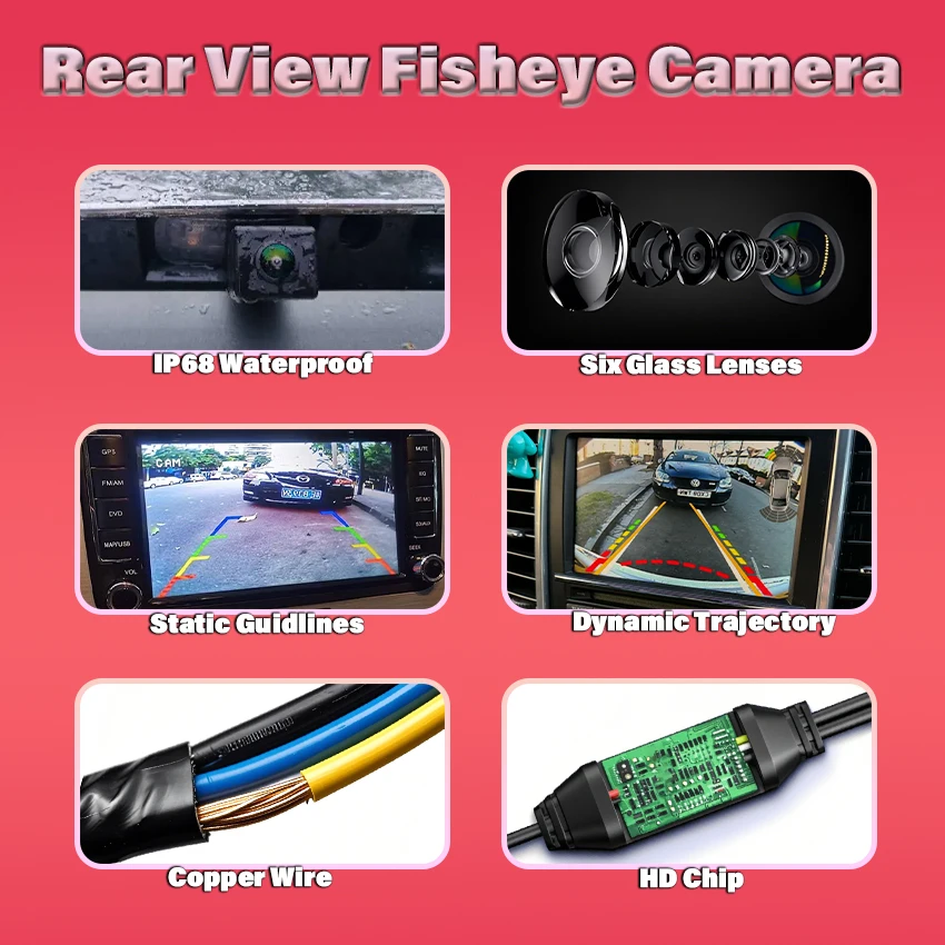 Description Picture 5 of itemCCD HD 1080×720P Night Vision Car Rear View Camera For Toyota Land Cruiser Prado 120 2002 2003 2004 2005 2006 2007 2008 2009