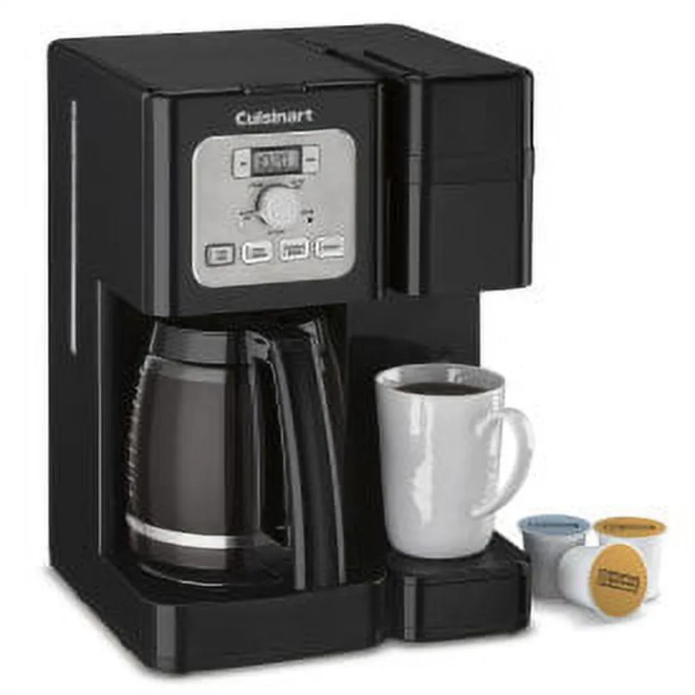 Coffee Maker 2-Way Brewer Single Serve/12-Cup Coffee Pot Programmable  Appliance