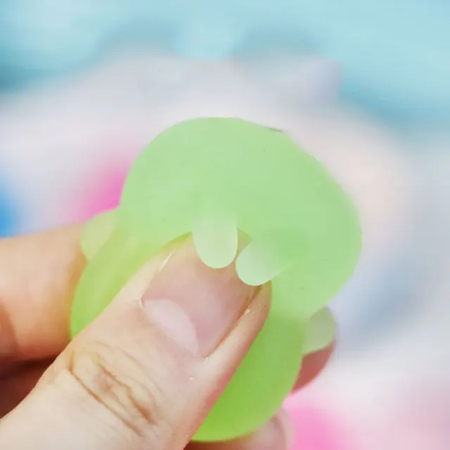Glow Squeeze Party Favors Stress Anima Mochi Toys For Kids Balle Kawaii Anti Stress Toy Pelota Antiestres Funny Birthday Gifts 6