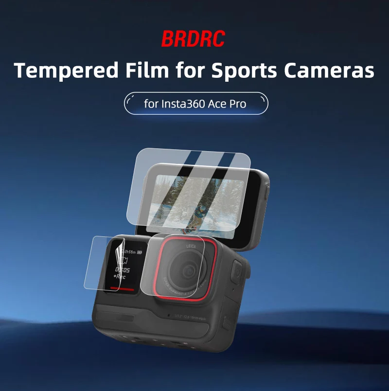 

Screen Protector Tempered Glass Film for Insta360 ACE PRO,Anti-Scratch Lens Protector Action Camera Accessories