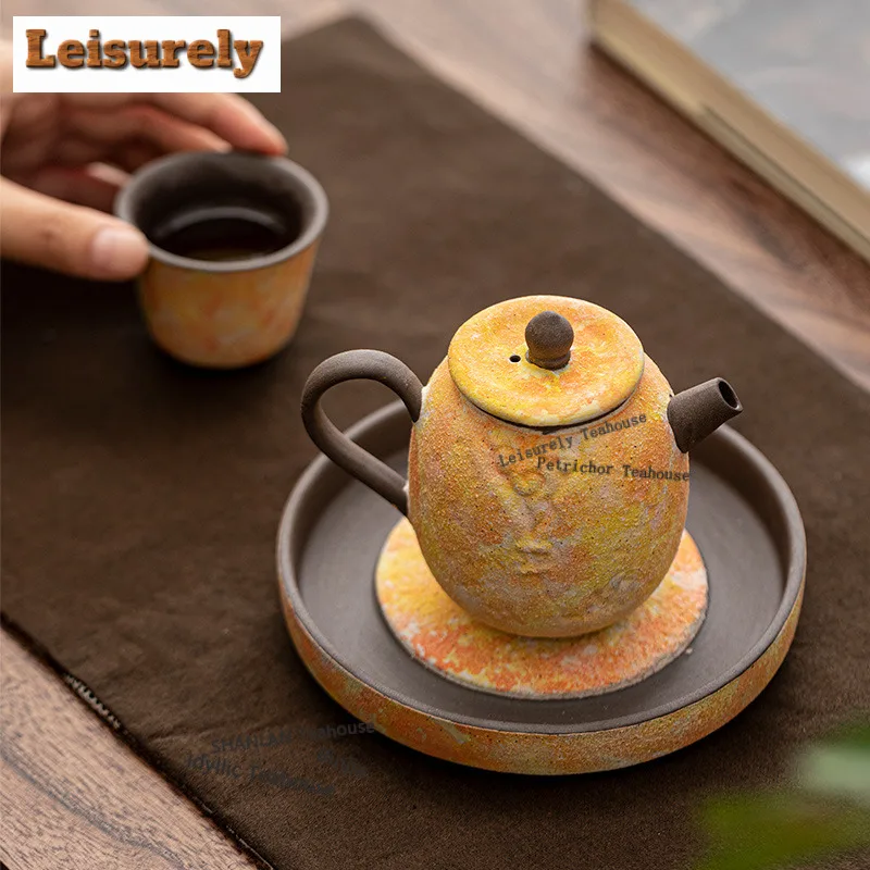 175ML Rock Mineral Cloud Teapot Zen Tea Infuser Pot Tea Maker Kettle With Ball Hole Teaware Ornaments Accessories Drinkware Gift