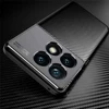 Carbon Fiber Texture Back Cover For Xiaomi Poco X6 Pro 5G Case TPU Soft Shockproof Coque PocoX6Pro Poko Little X 6 X6Pro 6X 5G 1