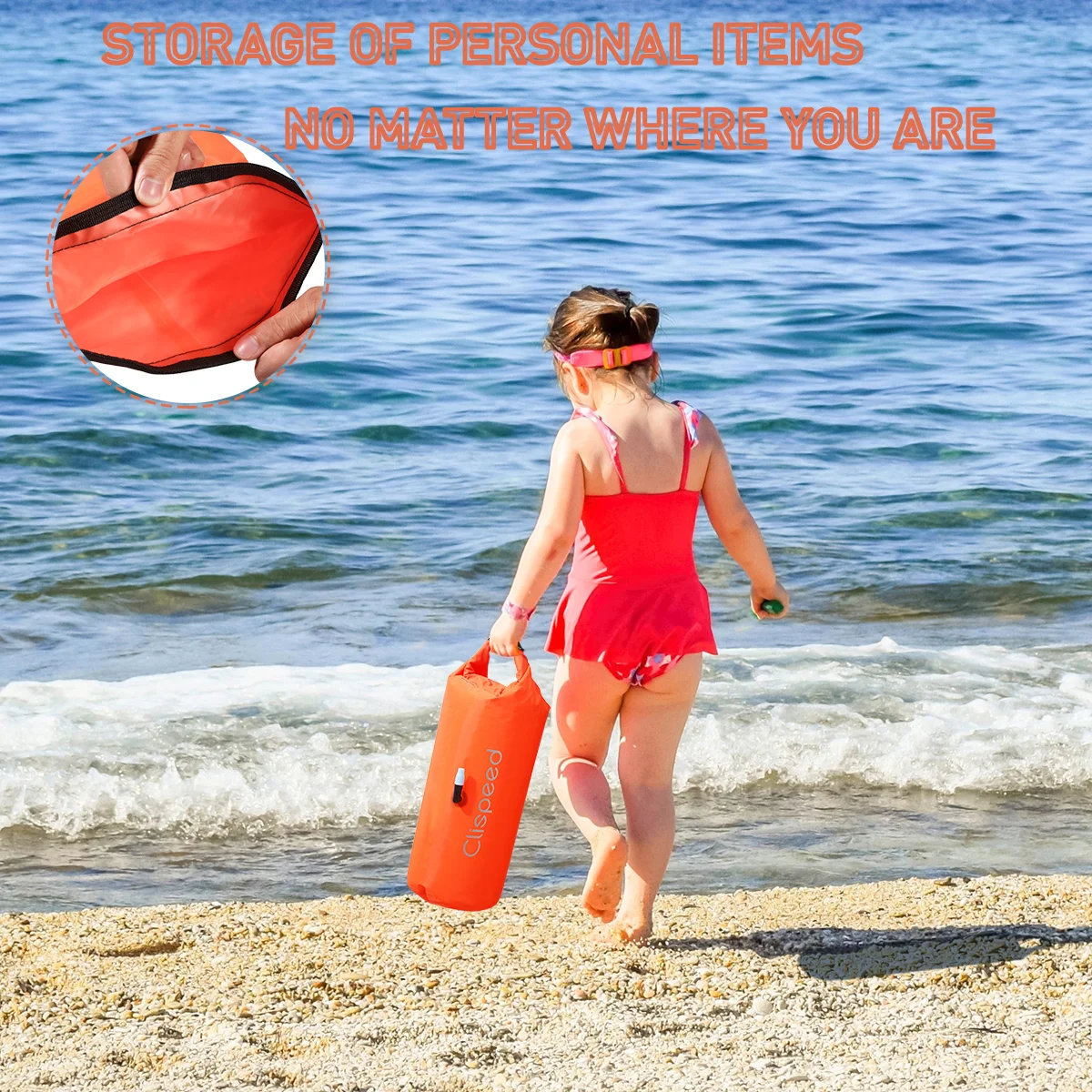 Float Storage Bag Anchor Buoy Open Water Swim Float Aldult Swim Bouy Swimming Equipment