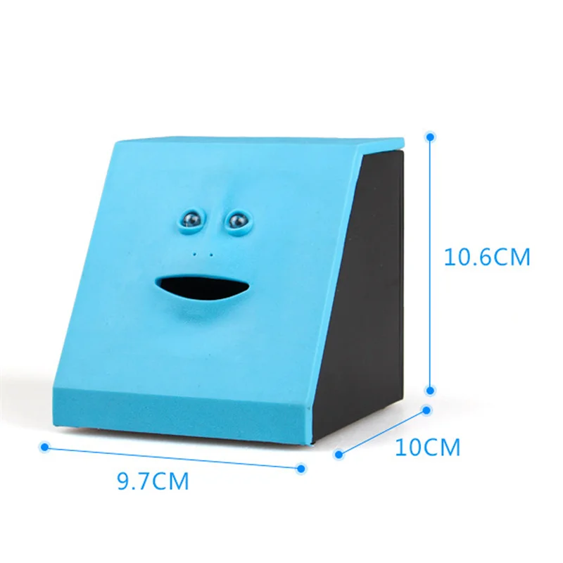 Children's Novelty Creative Face Piggy Bank Face Intelligent Induction Funny Piggy Bank Electric Toy Fun Gift Desktop Decoration