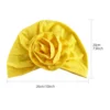 Ethnic Women's Hijabs Big Flower Turban Wrap Head Popular African Ladies Church Wedding Beanie Hat Multifunction Cap Accessories 2