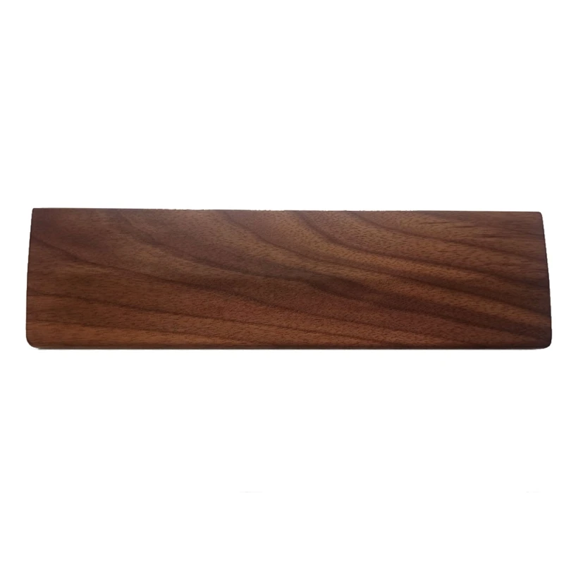 Reposamuñecas madera para teclado, reposamuñecas nogal, alfombrilla ratón madera maciza, protector muñeca