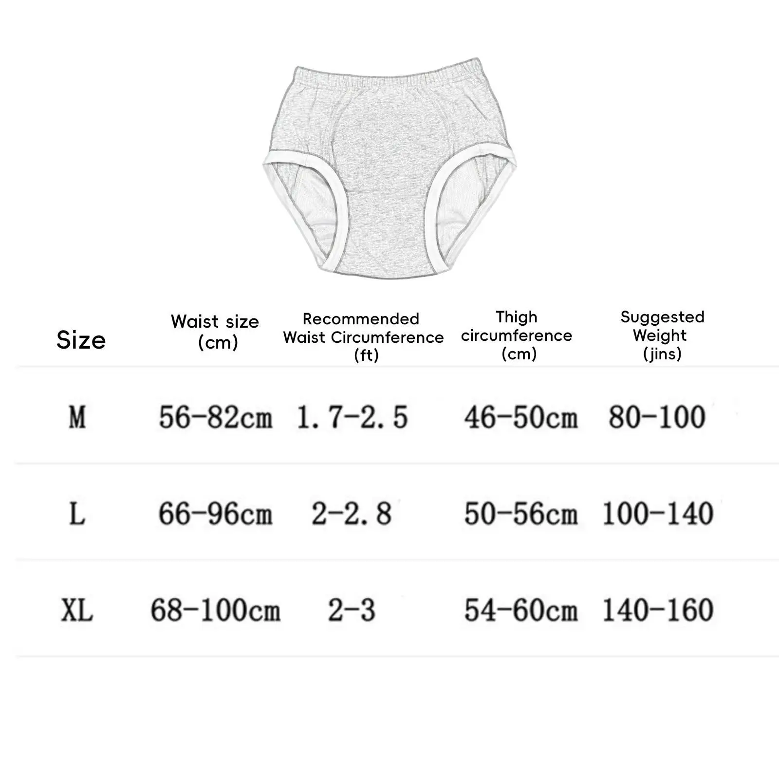 Men Diaper Pants Waterproof Leakproof Reusable Underwear Absorbency for Incontinence Adults Elderly Sleeping Long Time Driving 6