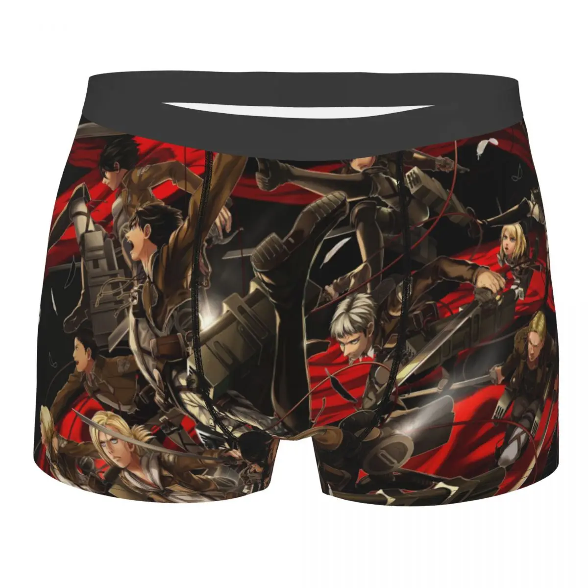 

Characters Attack on Titan Anime Underpants Cotton Panties Men's Underwear Comfortable Shorts Boxer Briefs