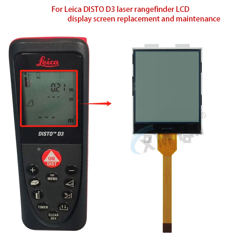 Per Leica Disto D3 Telemetro Laser Display Lcd Sostituzione E Manutenzione Dello Schermo