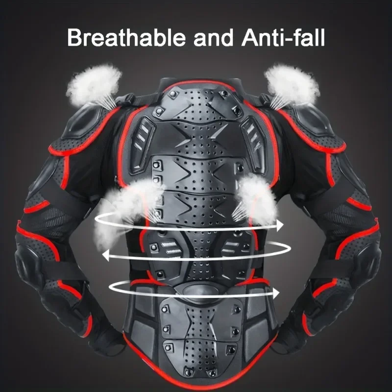 Full Body Protection for Adults: BMX Armor Jacket with Spine and Chest Guard for Safe Riding