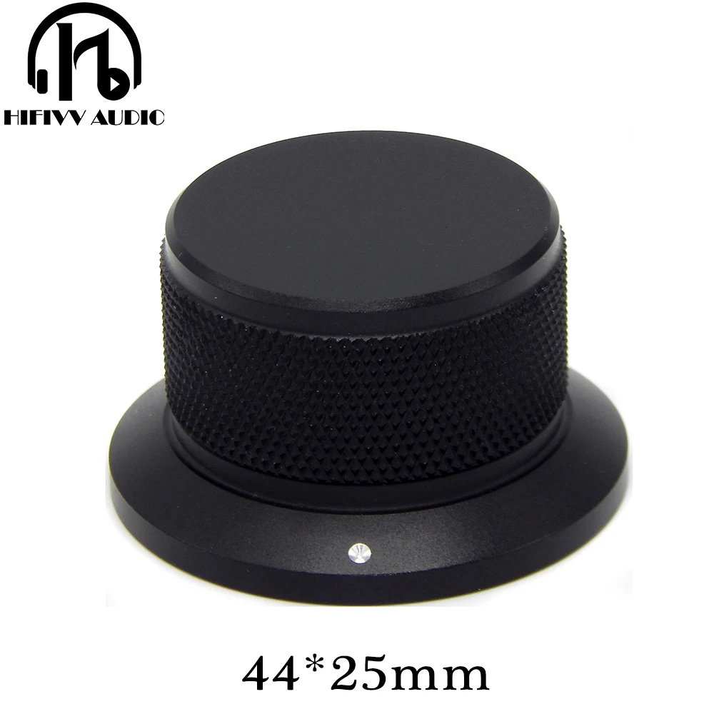 HIFI audio amp Aluminum Volume knob 1pcs Diameter 44mm Height 25mm amplifier Potentiometer knob hifi audio amp aluminum volume knob 1pcs diameter 44mm height 22mm amplifier potentiometer knob