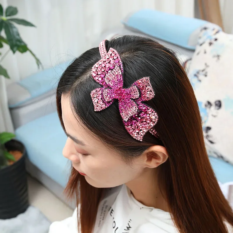 

Korean Style Girl Rhinestone Hair Band Creative Beautiful Flowers Gift Headband Headwear for Women Fashion Hair Accessorie