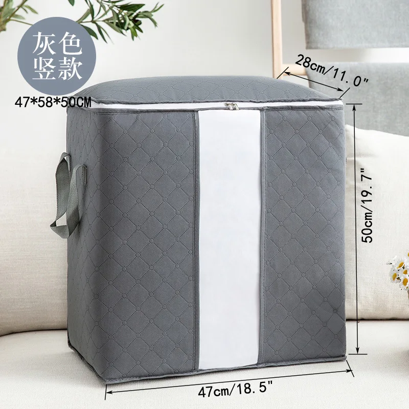2 Pezzi Contenitori Sottoletto 90L - Scatole per Letto Contenitore