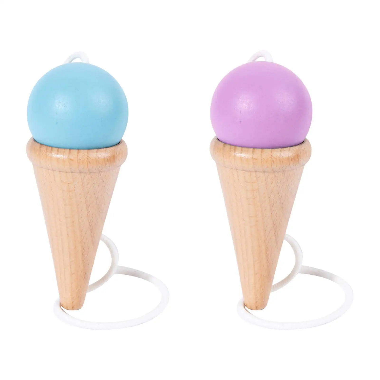 

Wooden Cup and Ball Preschool Educational Toys Gift Traditional Wooden Toy