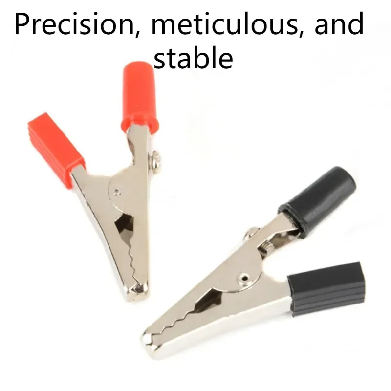 Alligator Clips Test Clip 10 Pieces Metal Alligator Clips with Screws And Solder Ports