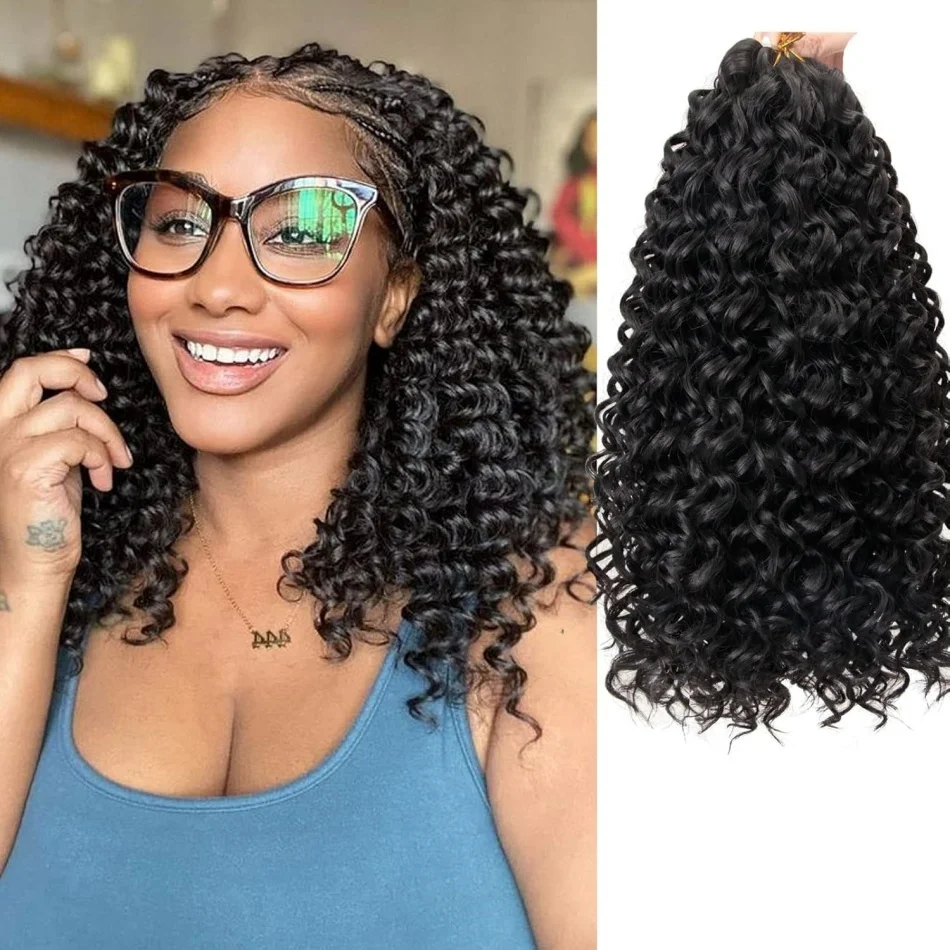 Burmese Kinky Curly Hair Crochet Extensions