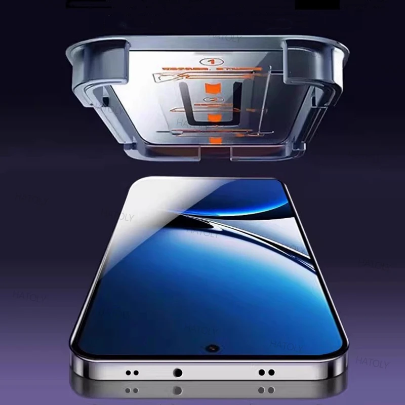 Dust-Free Easy Installation Tempered Glass Screen Protector with Full Glue