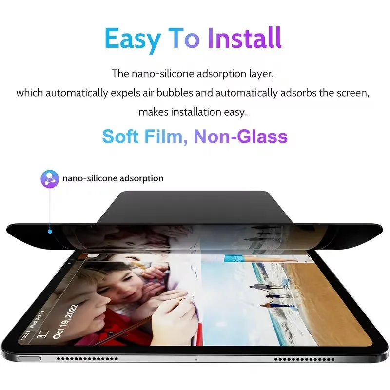 Dual Pack Anti-Peeping Privacy Screen Protector Film