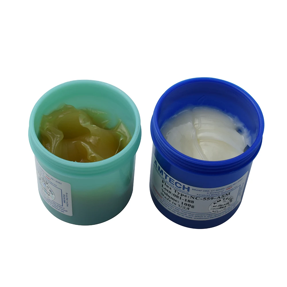 1SET 10cc RMA-218 NC-559-ASM or RMA-223-UV Flux Paste Lead-free Solder Paste Solder Flux + Needles soldering flux soldering paste dispensing needle