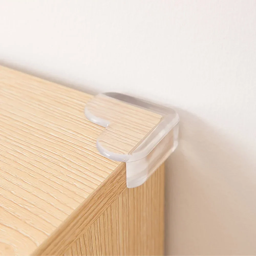 4pcs of Soft Rubber Protection for Children and Infants Table Corner Protection for Children Collision