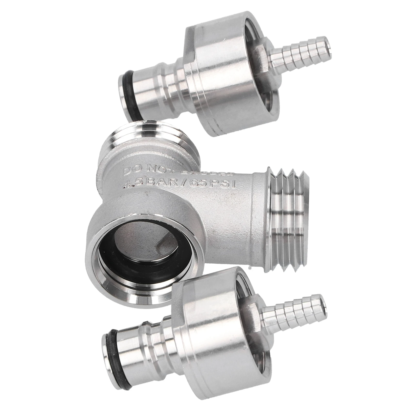 Brewing Converter Easy To Install Reusable PCO 1881 Standard Thread Stainless Steel Brewing Adapter Sturdy for PET Bottle