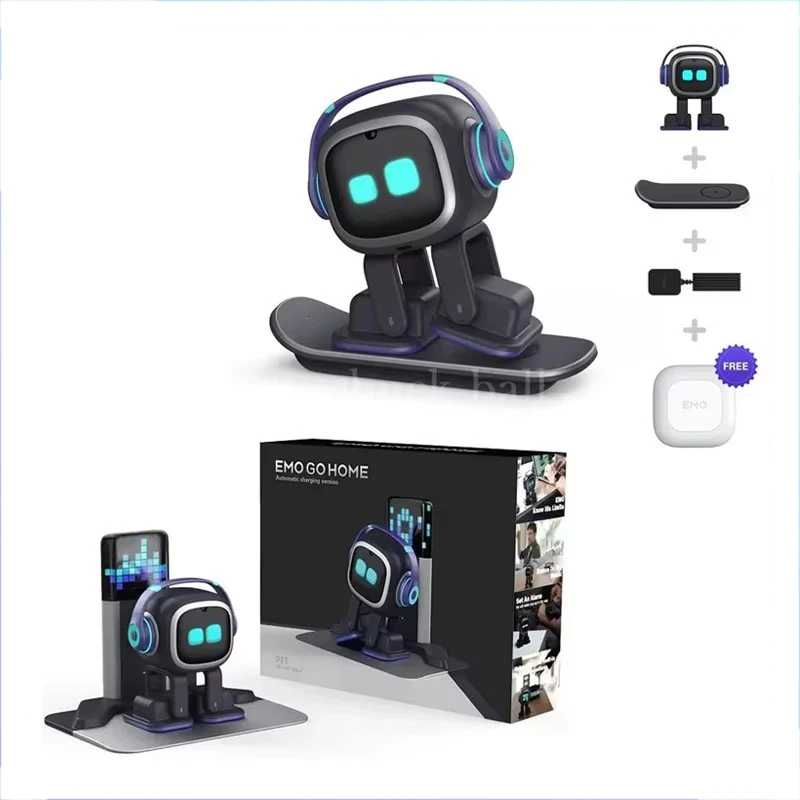 Original Emo Pet Robot Future Ai Desktop Robot Voice Smart Kids Electronic Toys Inteligente Companion Birthday Gifts