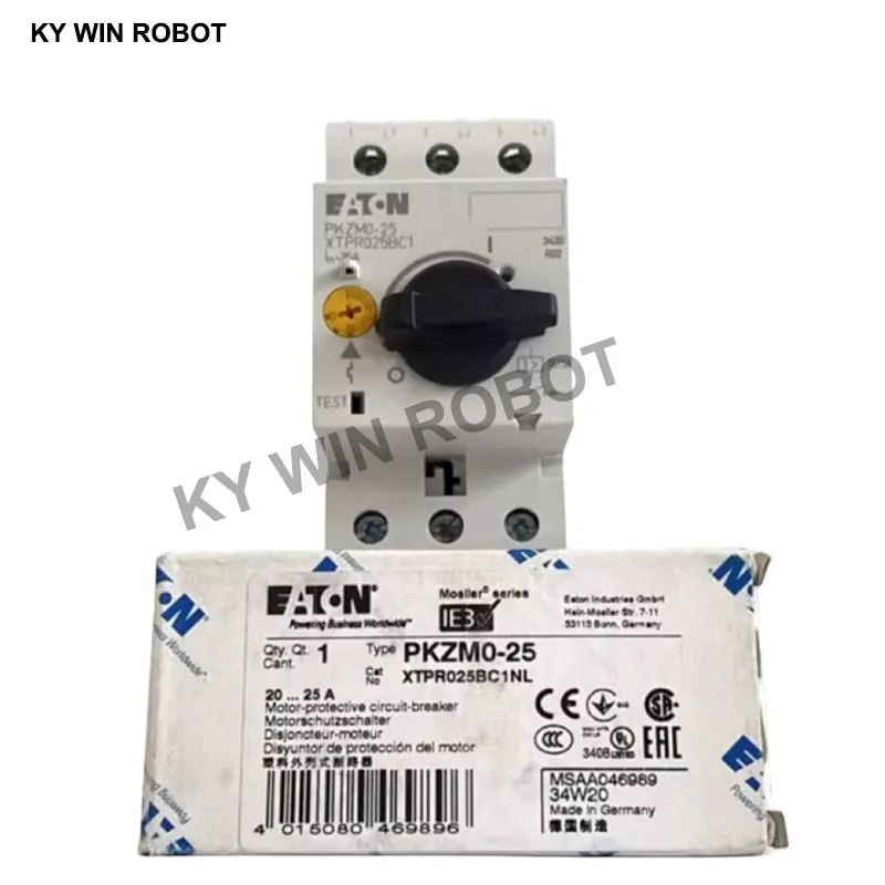 

1PCS/LOTS EATON Muller PKZM0-25 Motor Protection Switch Motor Circuit Breaker XTPR025BC1