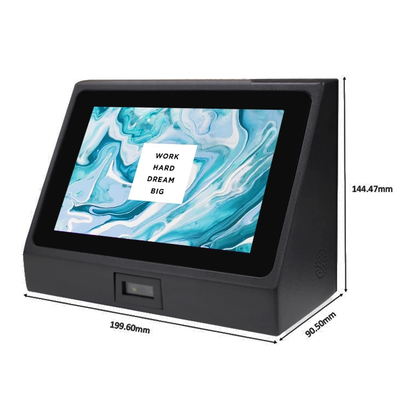 

Android POS System with 1D/2D barcode scanner for bus, gas station, parking lot, restaurant, etc.