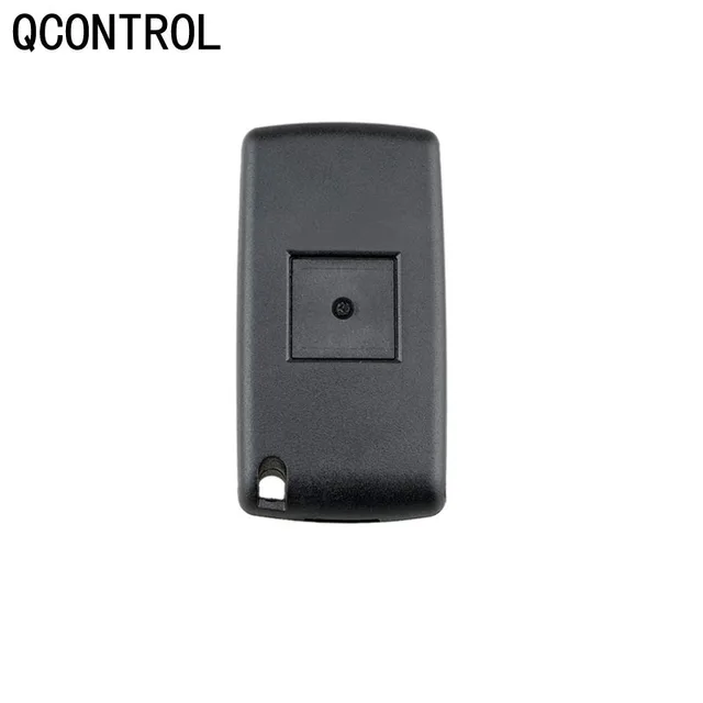 รีโมทรถยนต์แบบพับได้ QCONTROL CE0536 รุ่น 207 307 308 ปุ่มกด 2 ปุ่ม ความถี่ 433mhz ใบมีดกุญแจ VA2 สำหรับรถยนต์ Peugeot Citroen 3