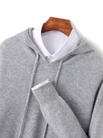 Men's 100% Wool Hooded Collar Knitted Pullover Autumn Winter New Cashmere Sweater Casual long Sleeved Hoodie Tops 1