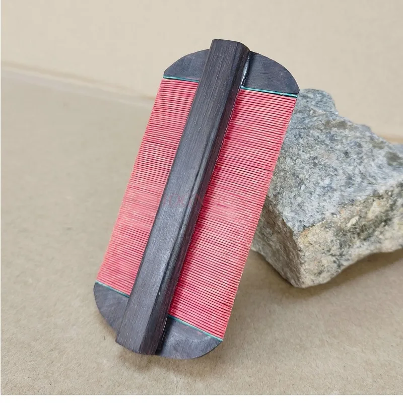 Pettine Per Pidocchi Per Bambini Pinzette Dentate Pettine Pettini Per Pinzette In Bambù Fatti A Mano Denti Densi Uova Raschianti Bambini