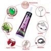 Zhanlida Glue for Phone Speaker Jewelry Adhesive Rhinestones Textile Craft Fabric Cloth Black Transparent Bond T8000 T9000 E7000 2