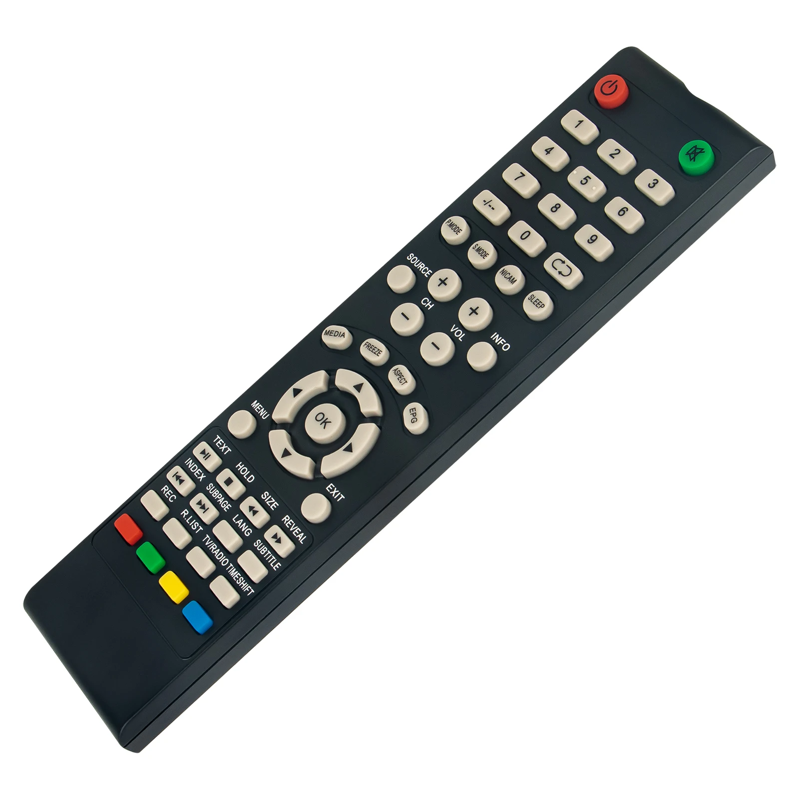 Nuovo telecomando sostituire per TV AKAI e TV Nikkei AKTV4620 AKTV4621  AKTV4621A NU4318S NU5018S NU5518S - AliExpress