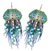 Handmade Bead Earrings with Bohemian Tassels Drop Earring Long Tassels Earrings Suitable for Fashion Enthusiasts Present C71A 3