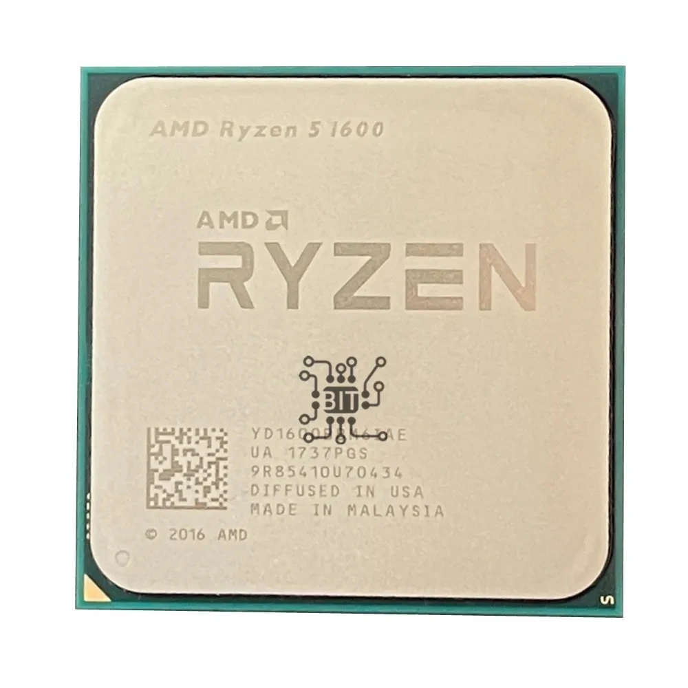 Processador Amd Ryzen r5 32 Ghz Seis Núcleos Doze Fios 65w Soquete Am4 Yd1600bbm6iae