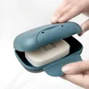 Four Colors Portable Travel Soap Box Waterproof Leak Proof Stylish Compact Easy To Carry Bathroom Storage Sealed Box 5
